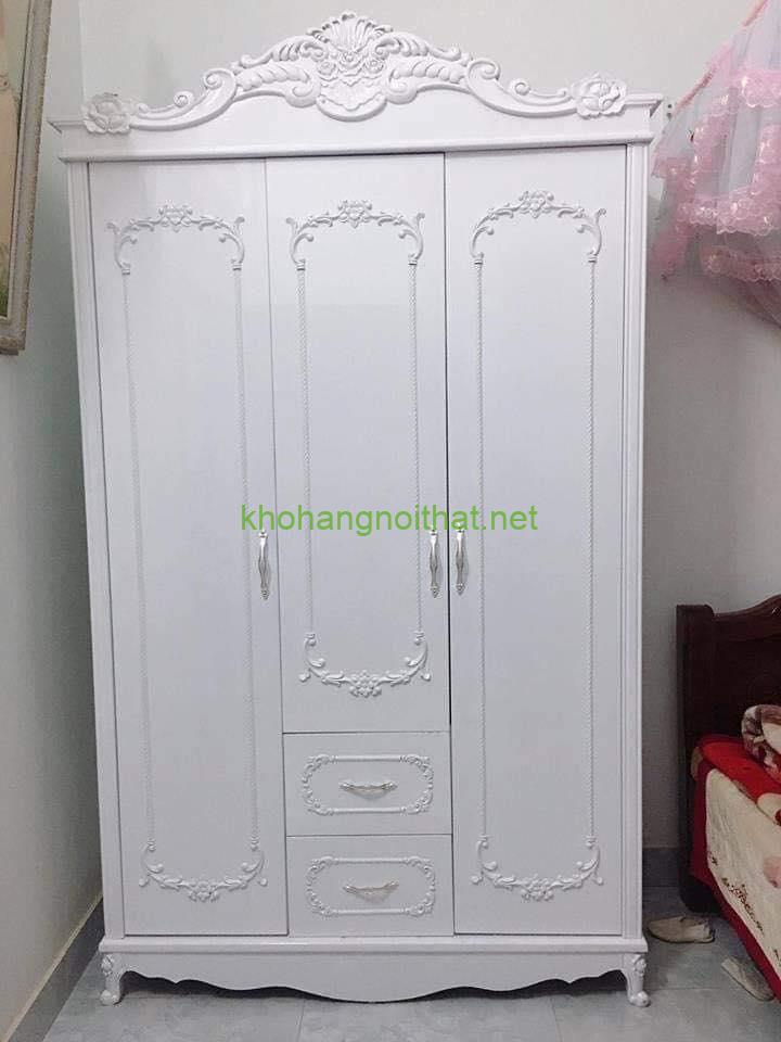 tủ áo cổ điển 1m4