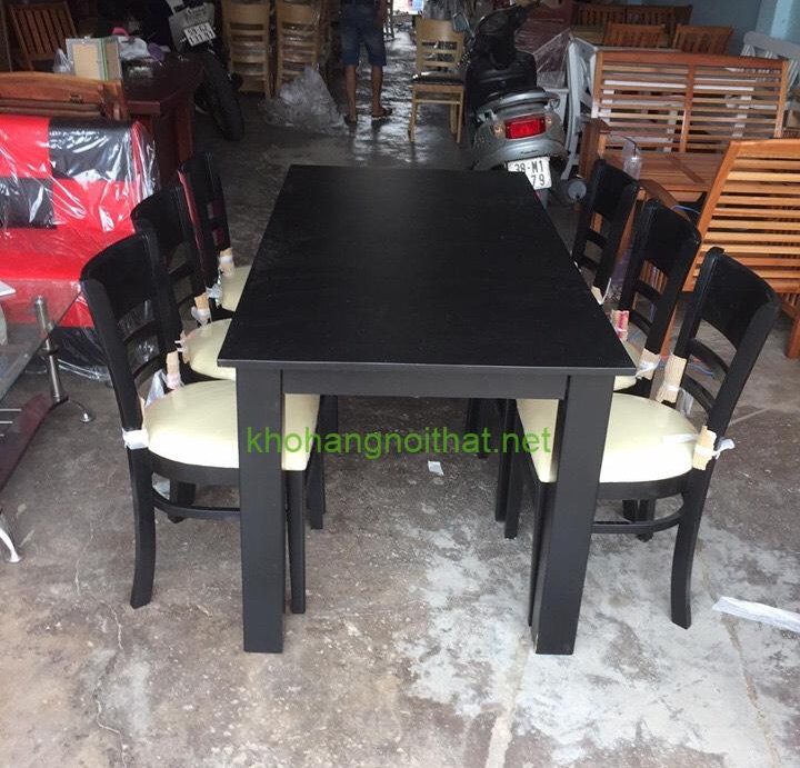 bo cabin 6 ghe mau đen